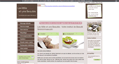 Desktop Screenshot of mille-et-une-beautes.com