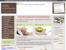 Tablet Screenshot of mille-et-une-beautes.com